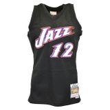 Mitchell & Ness Utah Jazz #12 John Stockton Team Color Swingman Jersey black
