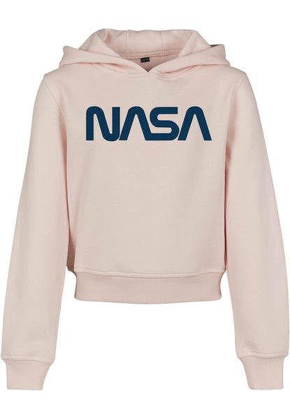 Mr. Tee Kids NASA Cropped Hoody pink