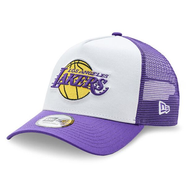 Kappe New Era 940 Af Trucker NBA Team Clear Lakers Purple