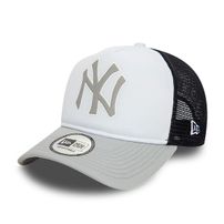 Kappe New Era 940 New York Yankees MLB Logo Grey A-Frame Trucker Cap