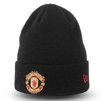 New Era Manchester United Essential Cuff Knit Black