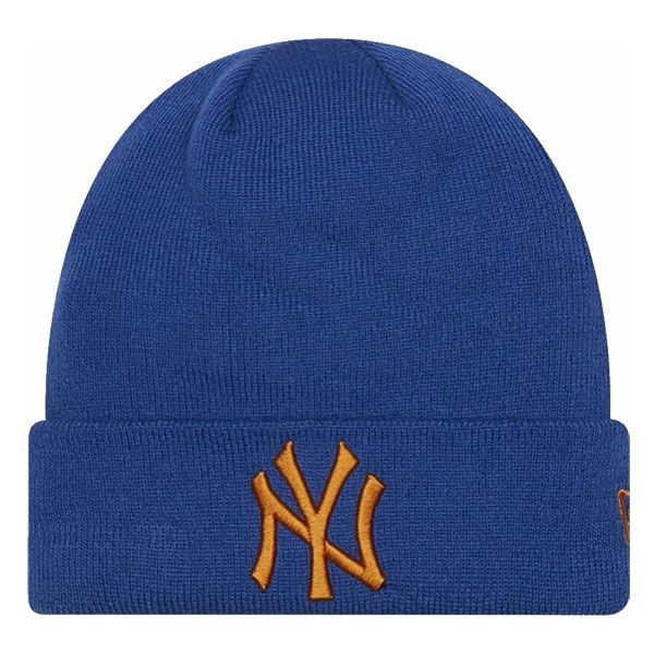 Winter Kappe NEW ERA MLB NY Yankees League essential Cuff Beanie Blue