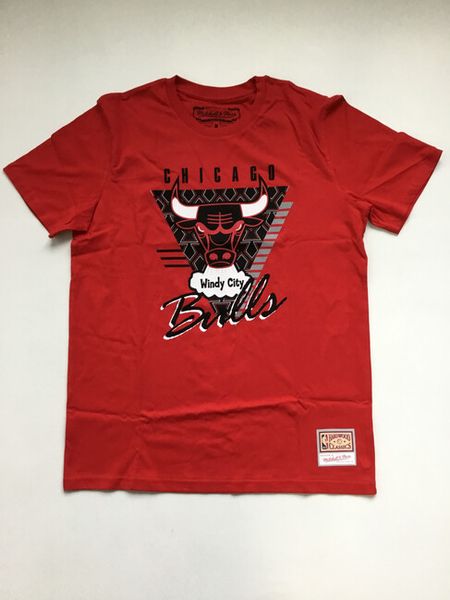 T-shirt Mitchell & Ness Chicago Bulls Final Seconds Tee red