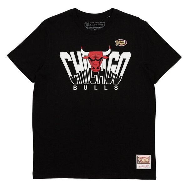 T-shirt Mitchell & Ness Chicago Bulls Retrodome Tee black