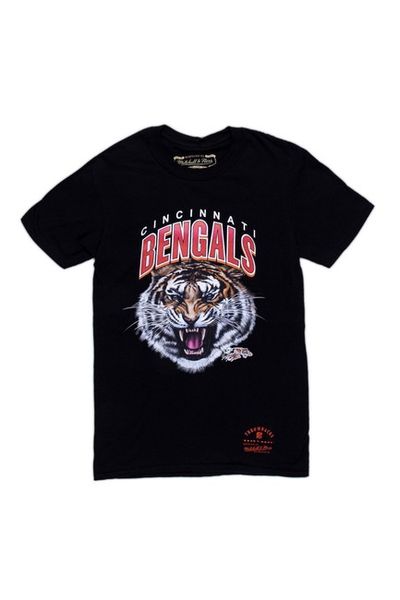 T-shirt Mitchell & Ness Cincinnati Bengals Animal Tee black