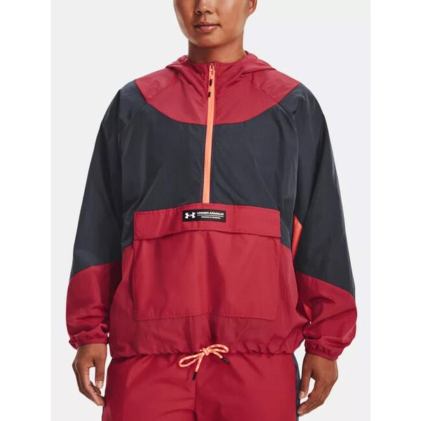 Under Armour Rush Woven Anorak-RED