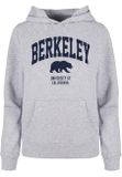 Urban Classics Ladies Berkeley University - Bear Basic Hoody heather grey