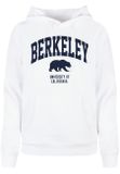 Urban Classics Ladies Berkeley University - Bear Basic Hoody white