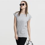 T-Shirt Urban Classics Ladies Extended Shoulder Tee grey