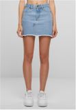 Urban Classics Ladies Heavy Mini Denim Skirt new light blue washed
