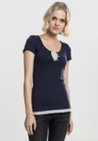 Urban Classics Ladies Two-Colored T-Shirt nvy/gry