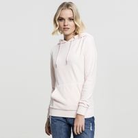 Damen Sweatshirt Urban Classics Ladies Velvet Hoody pink