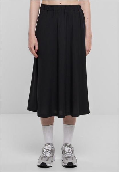 Urban Classics Ladies Viscose Skirt black