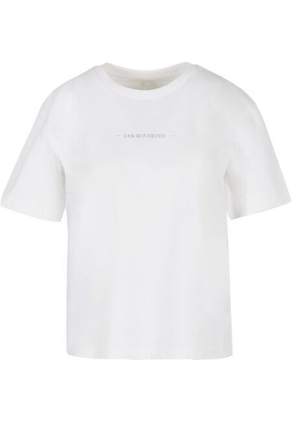 Urban Classics Look Me In The Eyes Tee white
