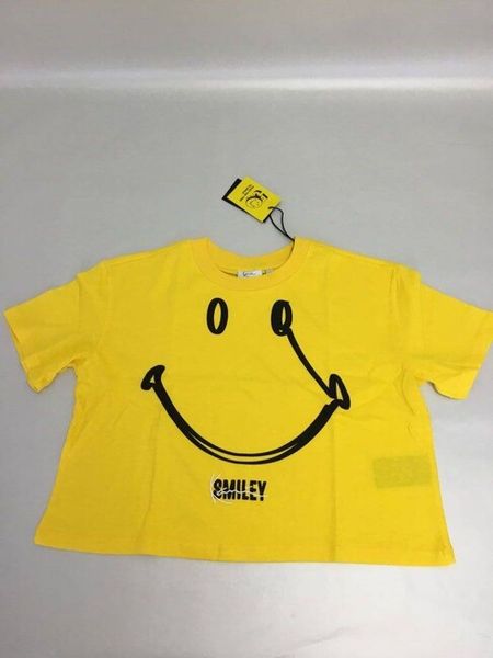 WMNS T-shirt Karl Kani Small Signature Smiley Crop Tee yellow